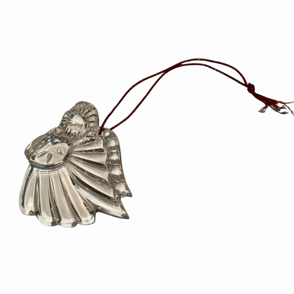 Halo Angel Mikasa Christmas Ornament Crystal 2.75" Joyous Collection NO BOX